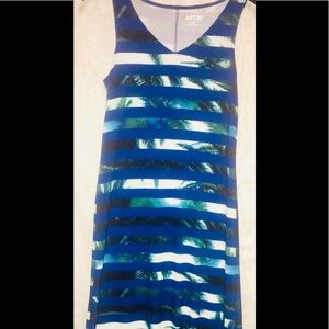 Never worn! Bright colors. Silk Maxi-dress